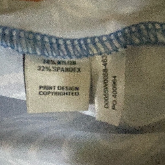 TORI RICHARDS A Swell Time Vonnie dress in blue & white XL worn 1x - Picture 11 of 12